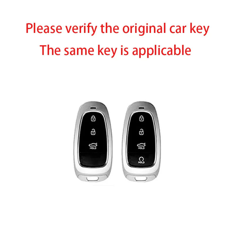 Car Key Case Cover For Hyundai Sonata Sel Ev 6 8 IONIQ 5 NEXO Tucson Sonata 2020 Grandeur 2020 Sonata Metal Protection Shell view 3
