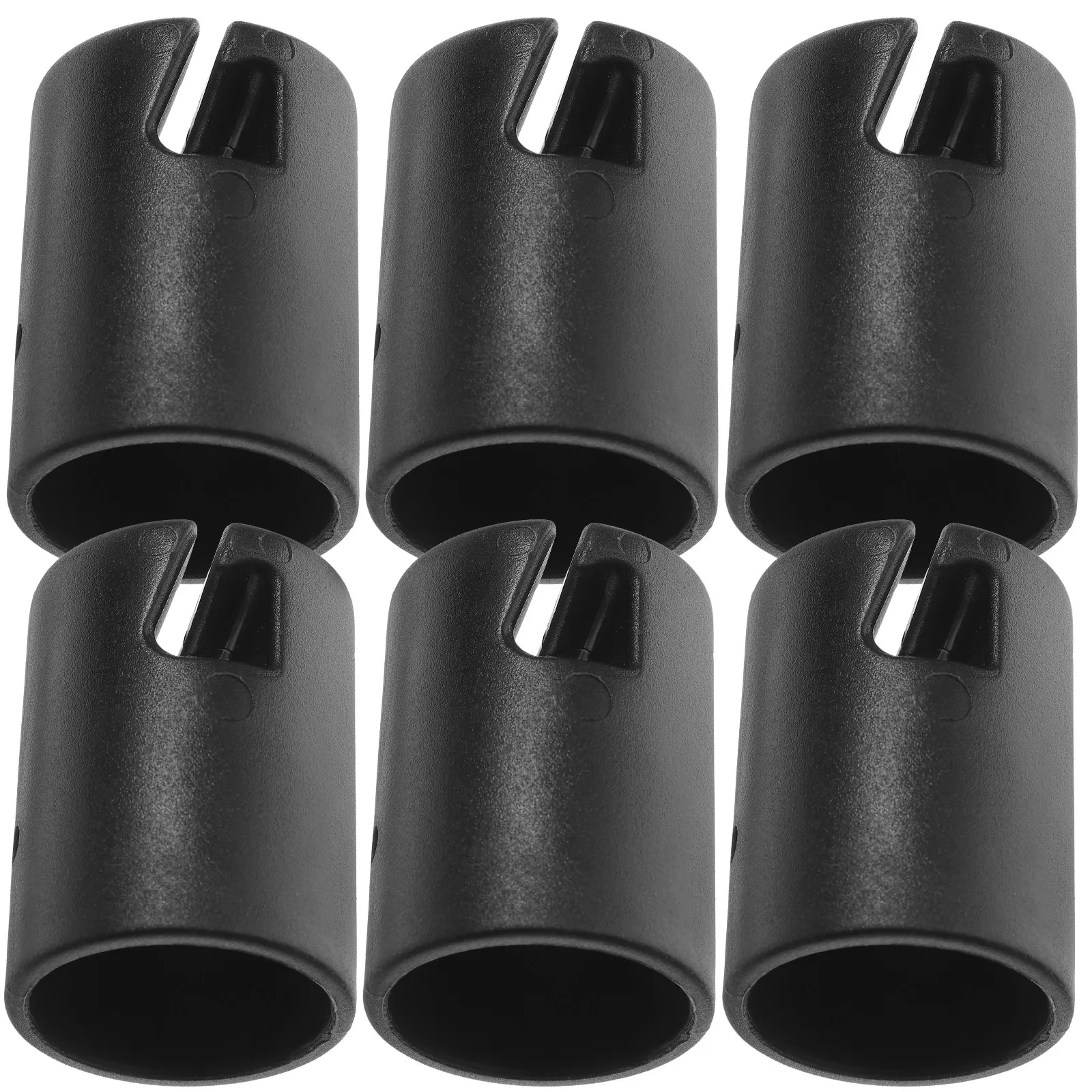 6Pcs Trampoline Plastic Replacement Parts Wear-Resistant Protective Covers for Pole Safety Net Fixing