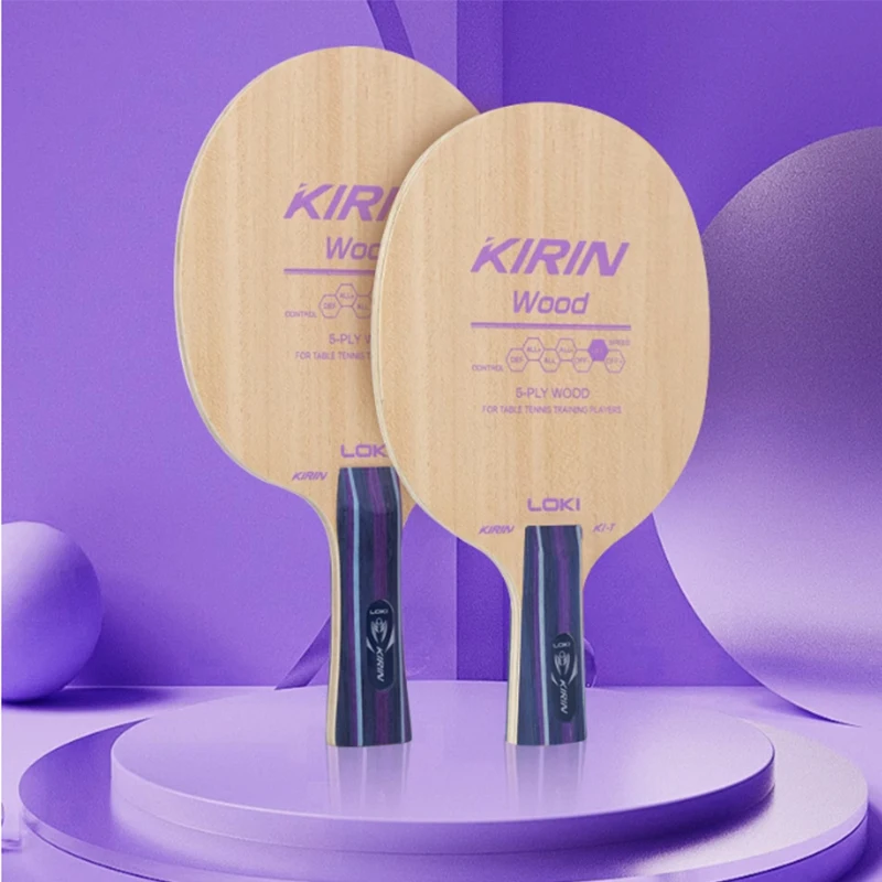 

LOKI K1-T table tennis blade pure wood 5ply ALL+ allround for Children new player table tennis racket ping pong racket