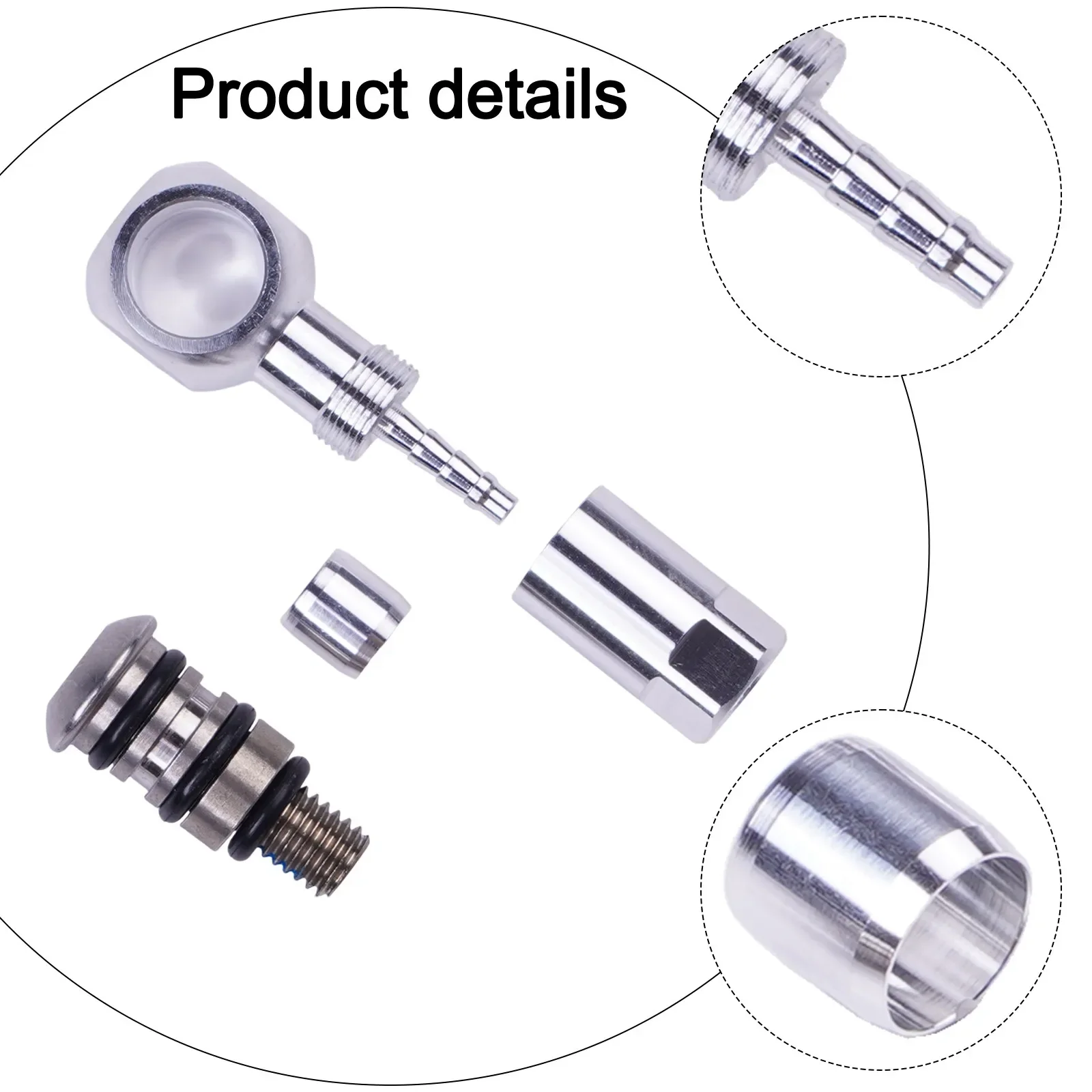Disc Brake Hose Adapter Banjo Fitting For Brake Hose Diameter 5mm M5 Bolt Brake Caliper For XOD For GOODTASTE For ZOOM875e Brake