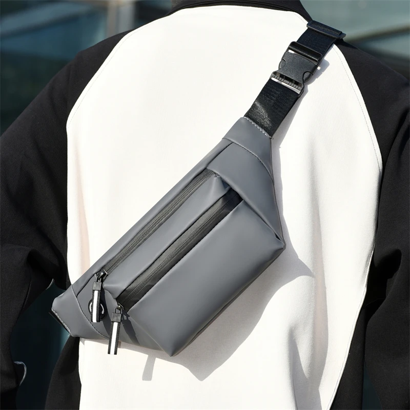 High Quality Man Waist Bag Mobile Shoulder Bag For Men Crossbody Backpack Multifunction Large Capacity Business Woman Chest Bag