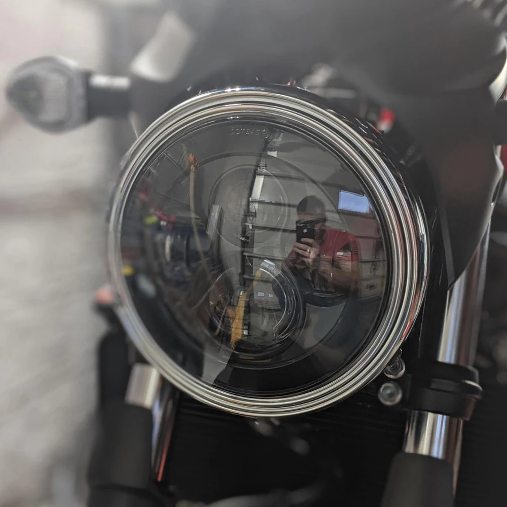 

7" E24 LED Headlight For Suzuki Bandit 1250 1200 750 650 600 400 250 GSF600N Motorcycle H4 Headlamp Housing Trim Ring Bracket