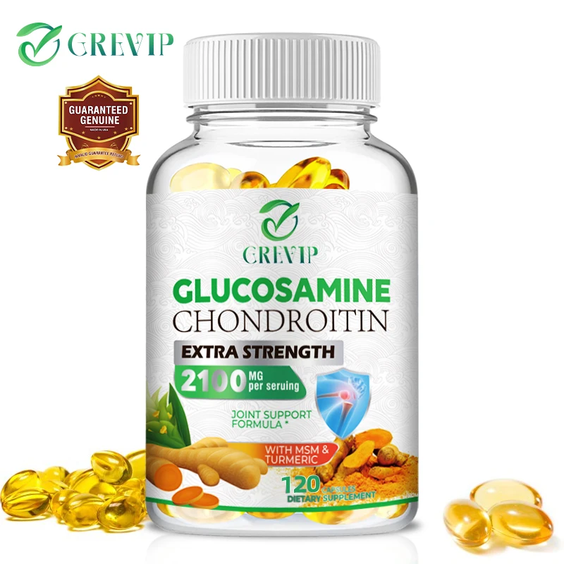 Glucosamine Chondroitin MSM Complex - Strength Bones Joints Supplements, Joints Cartilage Health