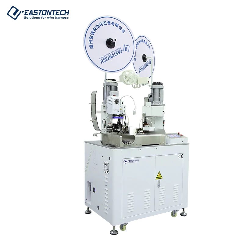 Fully Automatic Terminal Crimping Machine Both Two Ends Wire Cutting Stripping and Crimping Machine AWG18-30