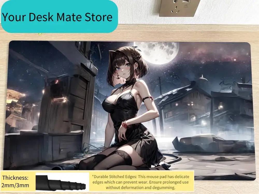 

Игровой коврик YuGiOh для девочек, с изображением Ти-Ай Гарднер, для коллекционных карточных игр (TCG/CCG), коврик для мыши, игровой коврик 60x35 см, с бесплатной сумкой