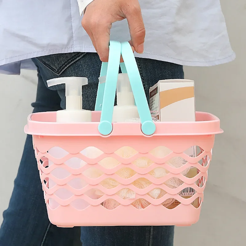 

Portable Storage Basket Skin Care Product Storage Frame Portable Storage Basket Bathroom Bath Basket Household Sundries