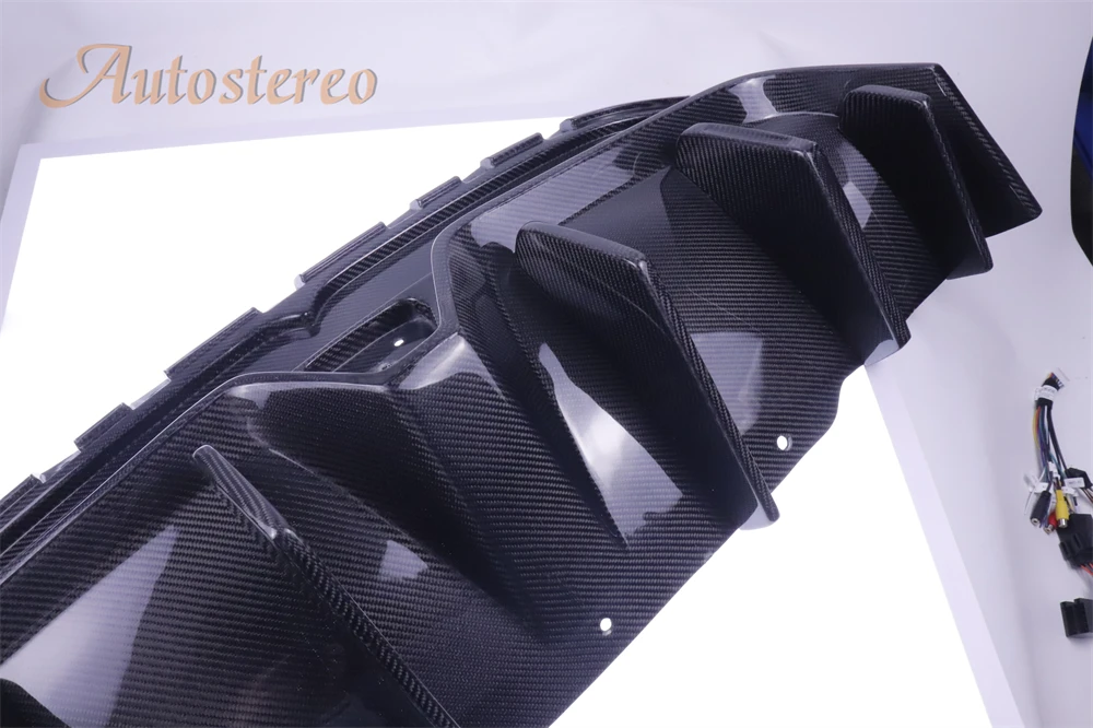 Auto Stereo Car Rear Spoiler Surround Carbon Fiber For Maserati GT/GC GranTurismo 2007-2017 Whole Diffuser New Gen Full