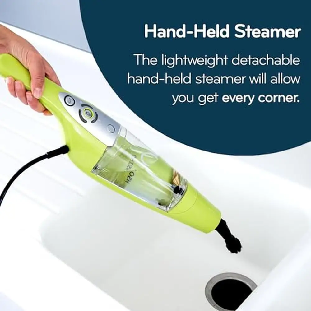 Steam Mop Hardwood Tile Upholstery Cleaner Grout Handheld All in One 5 in 1 Digital Control Powerful Environmentally Friendly