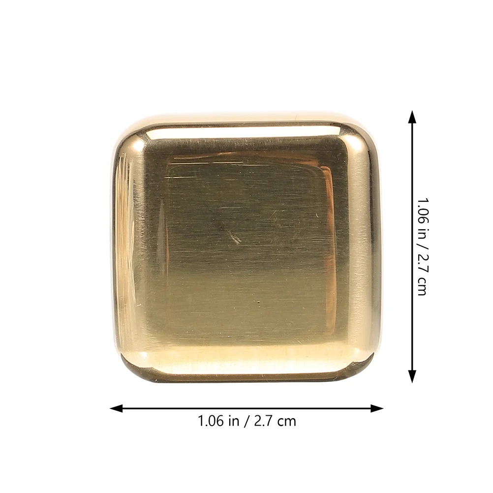 

6Pcs Stainless Steel Whiskey Ice Cubes Reusable for Bar Home Wine Whiskey Accessories Convenient Wine Rocks