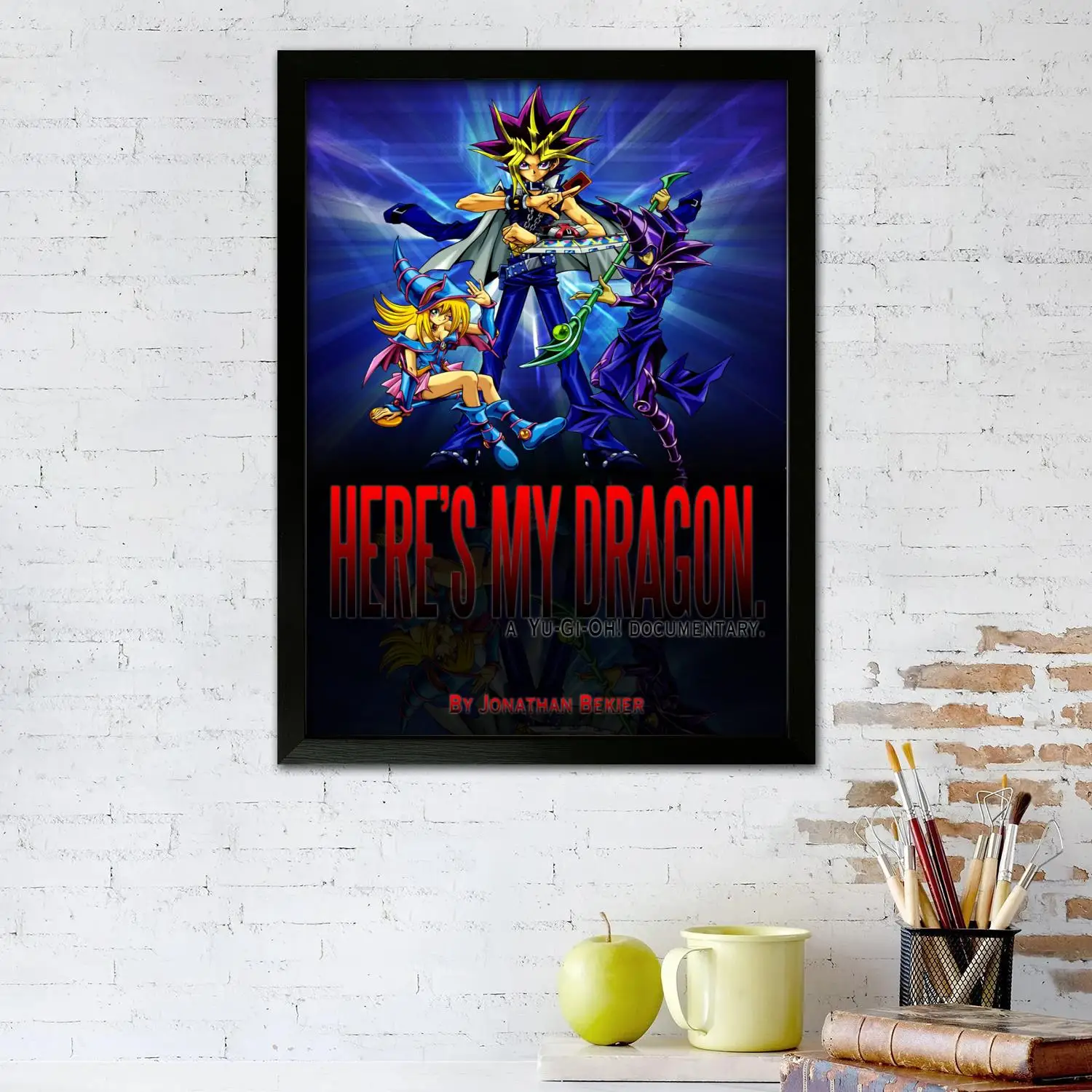 hermos yugioh Canvas Art Poster, Wall Art Picture Print, Modern Family Bedroom Decor Posters,Decorative painting