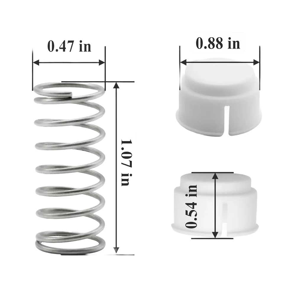 لزر استبدال مبرد Igloo وأجزاء الربيع للموديلات 43582 43400 13054 Armor - مكونات غطاء المبرد الأساسية