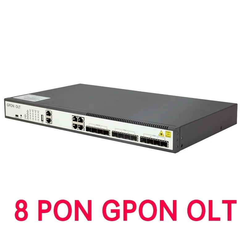 To GPON OLT 8PON ports 8 puertos GPON OLT módulo USB 4 SFP + compatible con Huaweii ZTE Fiberhome y otras marcas ONU ONT