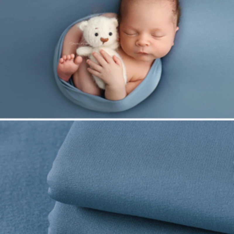 Newborn Supplies Studio Photography Props Solid Color Wrapped Cloth Newborn Full Moon Photography Props Hundred Days Background