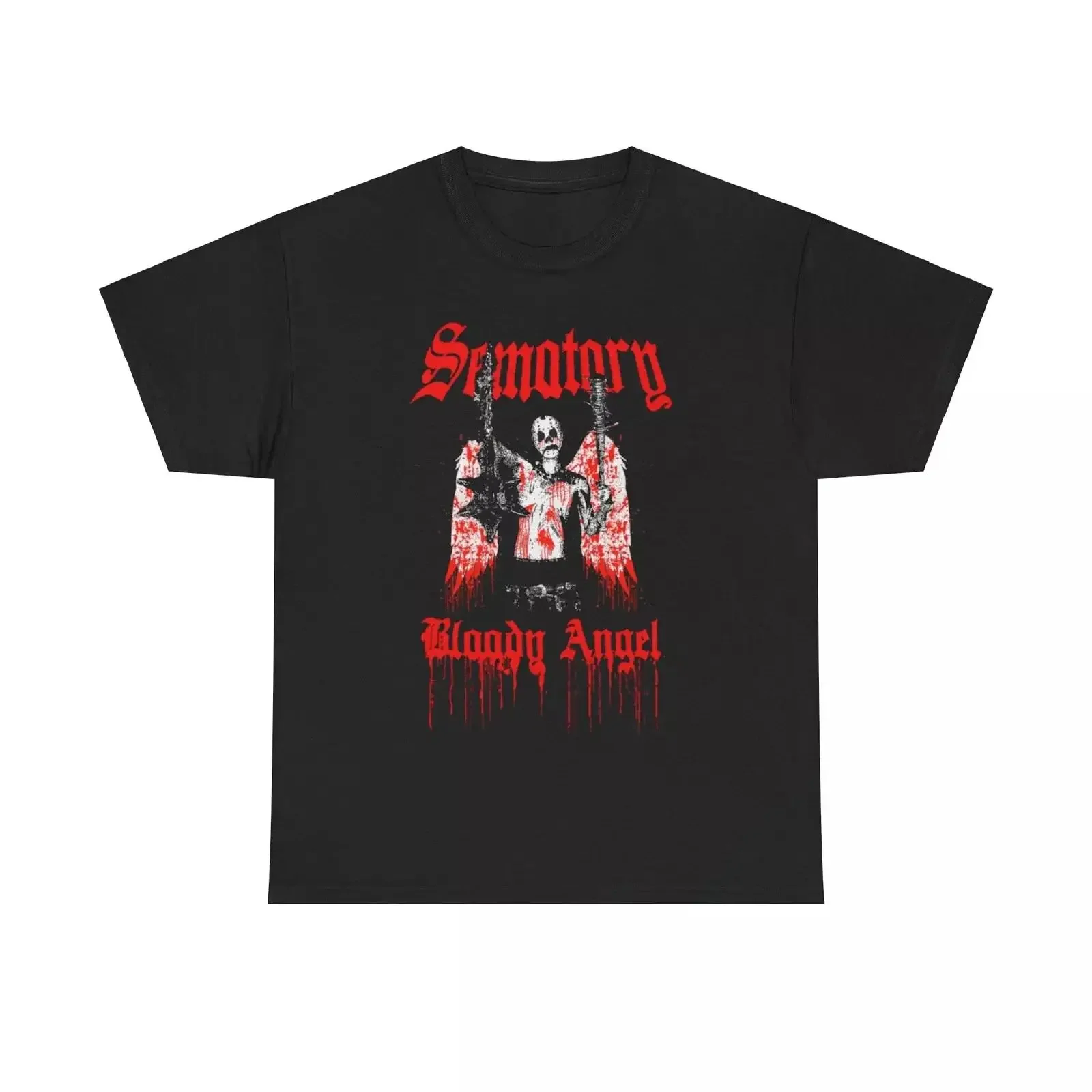 Haunted Mound Bloody Angel Tears Sematary Album Tour T Shirt Image 1 of 4 vintage Washed Soft Stylish Unisex Versatile