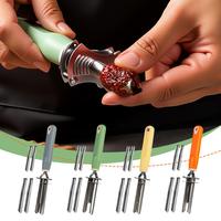  Stainless Steel Fruit Vegetable Core Remover Tool Set for Quick Seeds Removal Stylish Seeds Extractor Quick Core Removal Tool