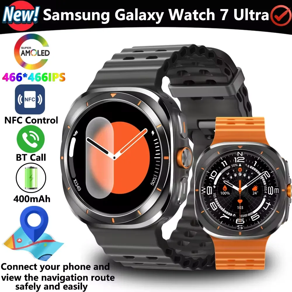 

Смарт-часы Zordai для Samsung Galaxy Watch 7, 466*466, GPS-трек