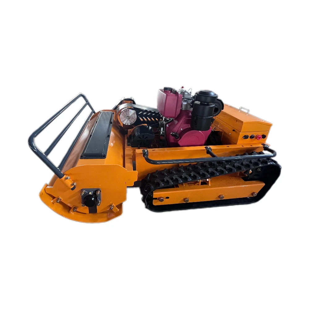 Factory Direct Sale Euro 5 Front Lawn Mower for Weeding in Orchards and Gardens Crawler Remote Control Lawn Mower