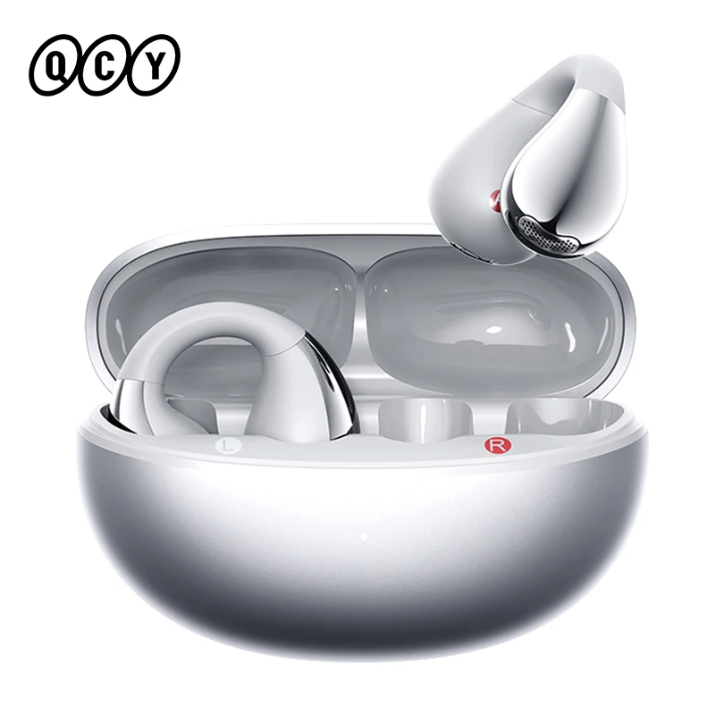 QCY Crossky C30S Open oor draadloze koptelefoon Hi-Res met LDAC oorclip oordopjes Bluetooth 6.0 Clip op OWS sporthoofdtelefoon 40 uur