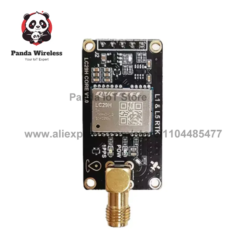 وحدة Quectel LC29H LC29HDA L1 + L5 GNSS Glonass Galileo لوحة أساسية عالية الدقة مع هوائي نشط ثنائي التردد USB GPS