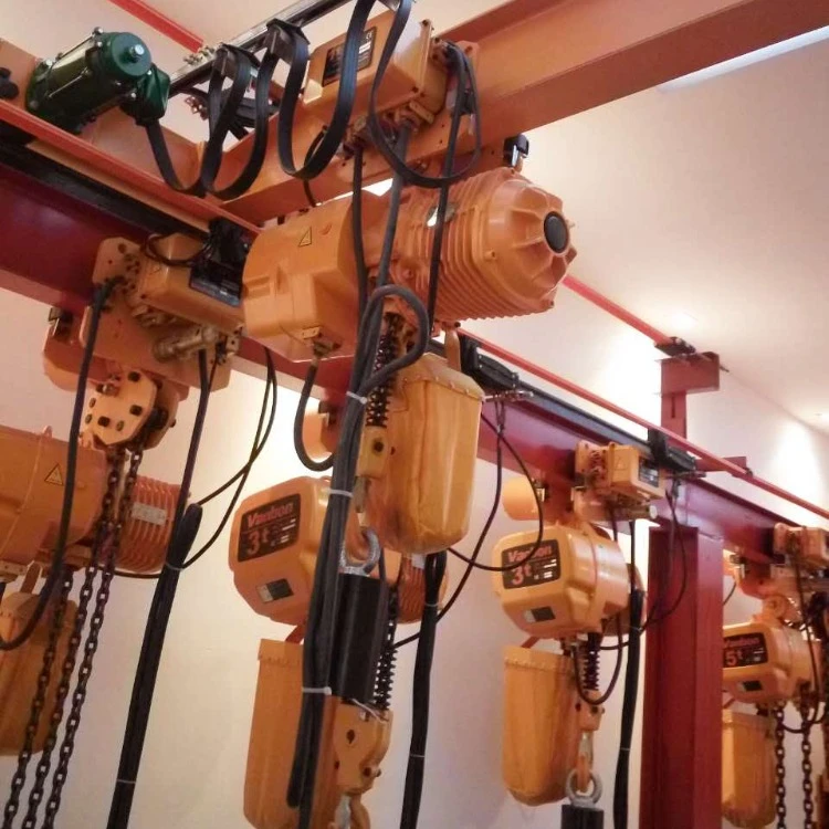 Electric Crane Chain Hoist Factory Explosion-proof with Electric Trolley and Hook