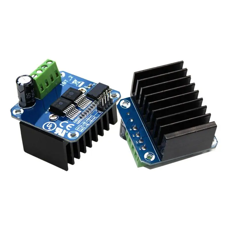 43A High Power Motor Driver Module IBT-2 Motor Smart Car Driver Module Two-channel PWM MCU Protect GND. 5V. PWM1. PWM2 New