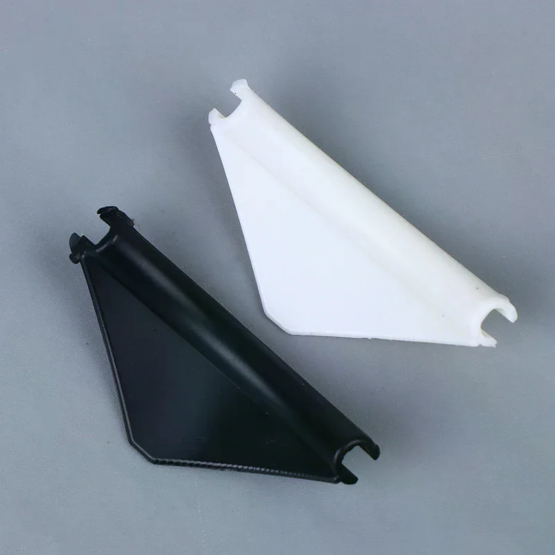 Grattoir en plastique pour chemin de chargement à ressort, 10 pièces, pour distributeurs automatiques de collations, produit en spirale, poussoir à ressort en plastique noir/blanc