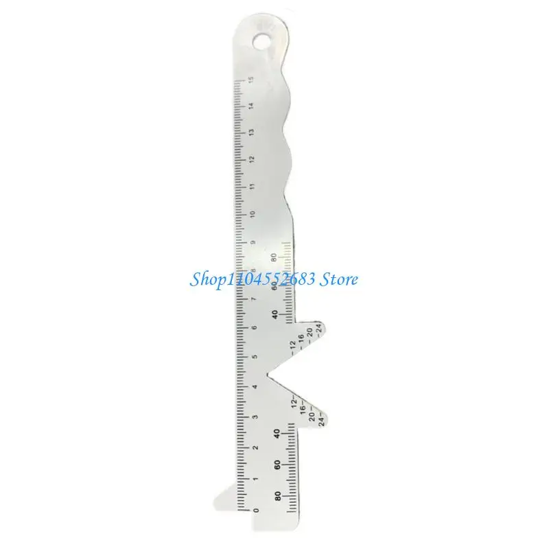 Y6GD PLASTIC PD REGER OPTICALS Leerlingafstand Ruler Ophthalmic Tool Eye Occluder Occluder