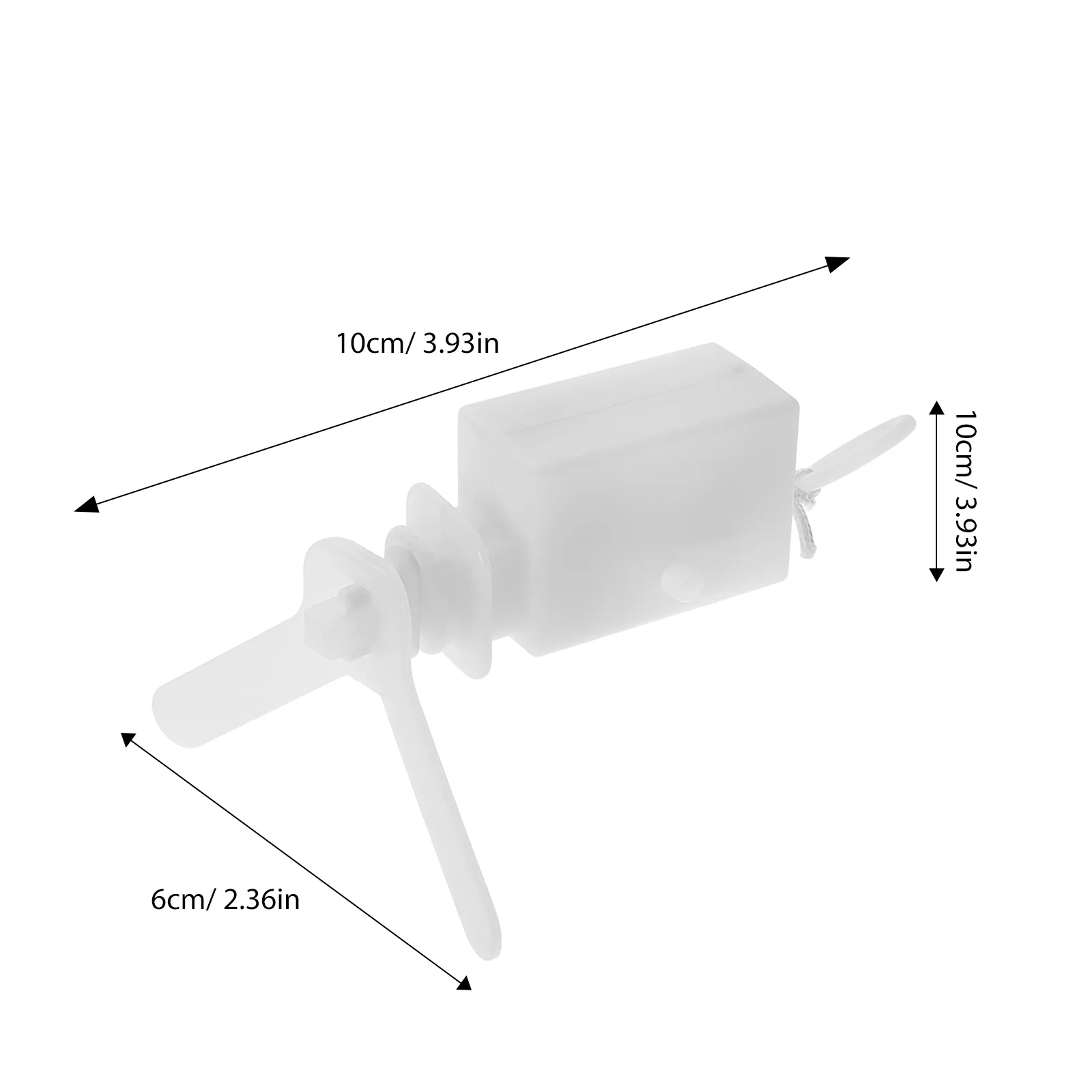 กลไกการเคลื่อนไหวของปีกแบบไขลาน ชิ้นส่วนพลาสติกขนาดเล็กสำหรับงานฝีมือ ซ่อมเครื่องบิน อุปกรณ์เสริม