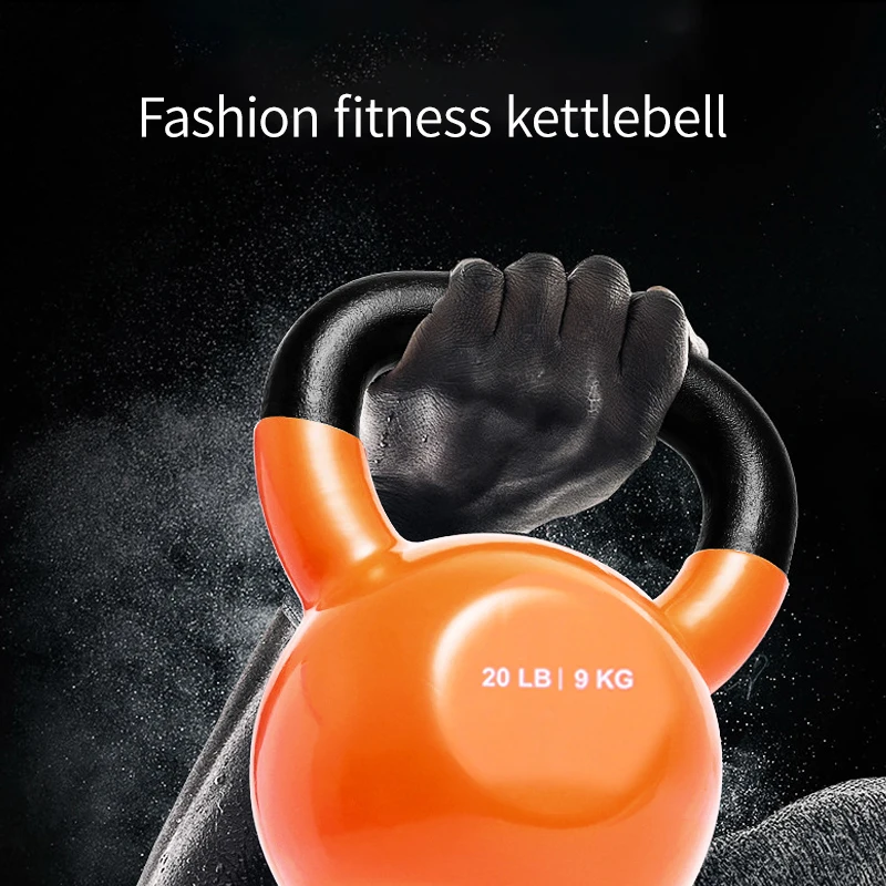 Commercial Gym High Quality 20LB Kettlebell Cast Iron Steel Strength Training Home Workout Kettlebell