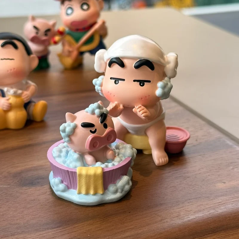 Xiaoxin caja ciega serie fat dudu figura bonita adornos de escritorio decoración de coche regalo de cumpleaños para niñas