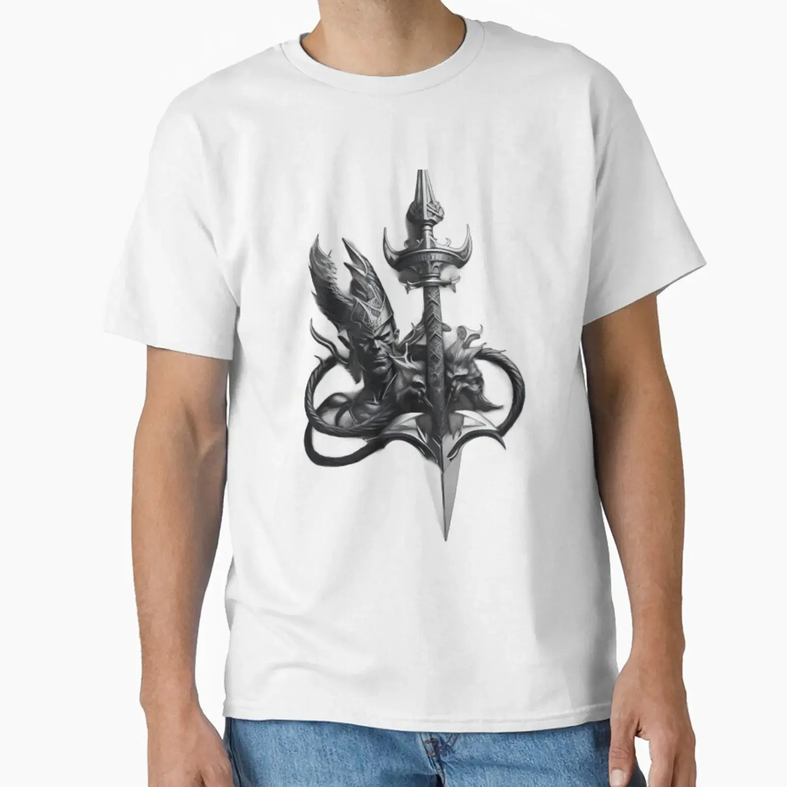 King_s Spear designed and sold by TheodoraCortes vintage Washed Top For Everyday Wear Unisex Versatile graphic Casual Soft