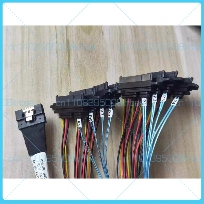 For LP Slim's SFF-8654 8i to SFF-8482 8x SATA SAS hard drive data cable