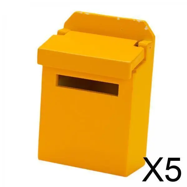 

Wooden Dollhouse Mailbox 1 12 Scale Miniature Furniture Flipable Mail Letter Box Decor Accessory for Dollhouse