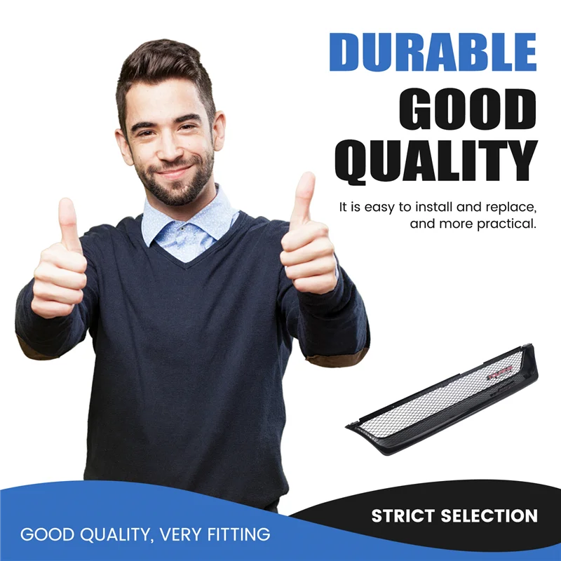 

Сетчатая решетка переднего бампера автомобиля, глянцевая черная гоночная решетка для Toyota Corolla AE101 1993 1994 1995 1996 1997