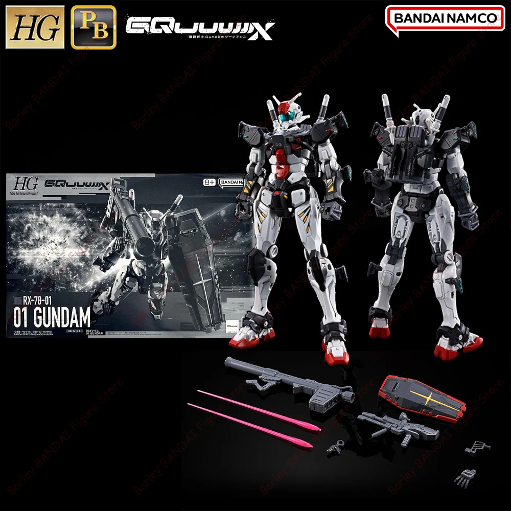 

В наличии BANDAI PB LIMITED HG 1/144 Mobile Suit Gundam GQuuuuuuX RX-78-01 01 Gundam Аниме-фигурка для сборки, модель-игрушка