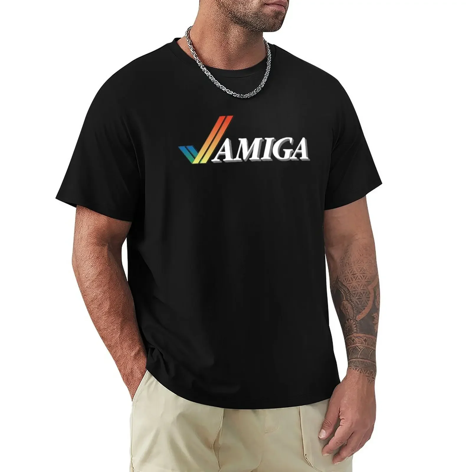

Commodore Amiga Logo T-Shirt blacks tops vintage black t shirts for men