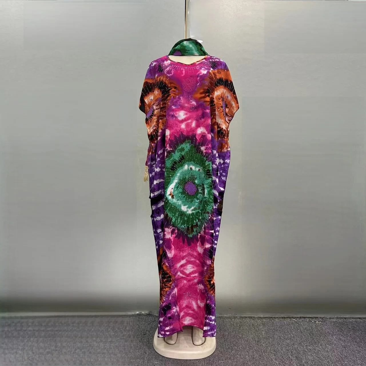 Новая мода, летнее повседневное свободное дышащее платье с большим принтом и африканским принтом, женское хлопковое платье