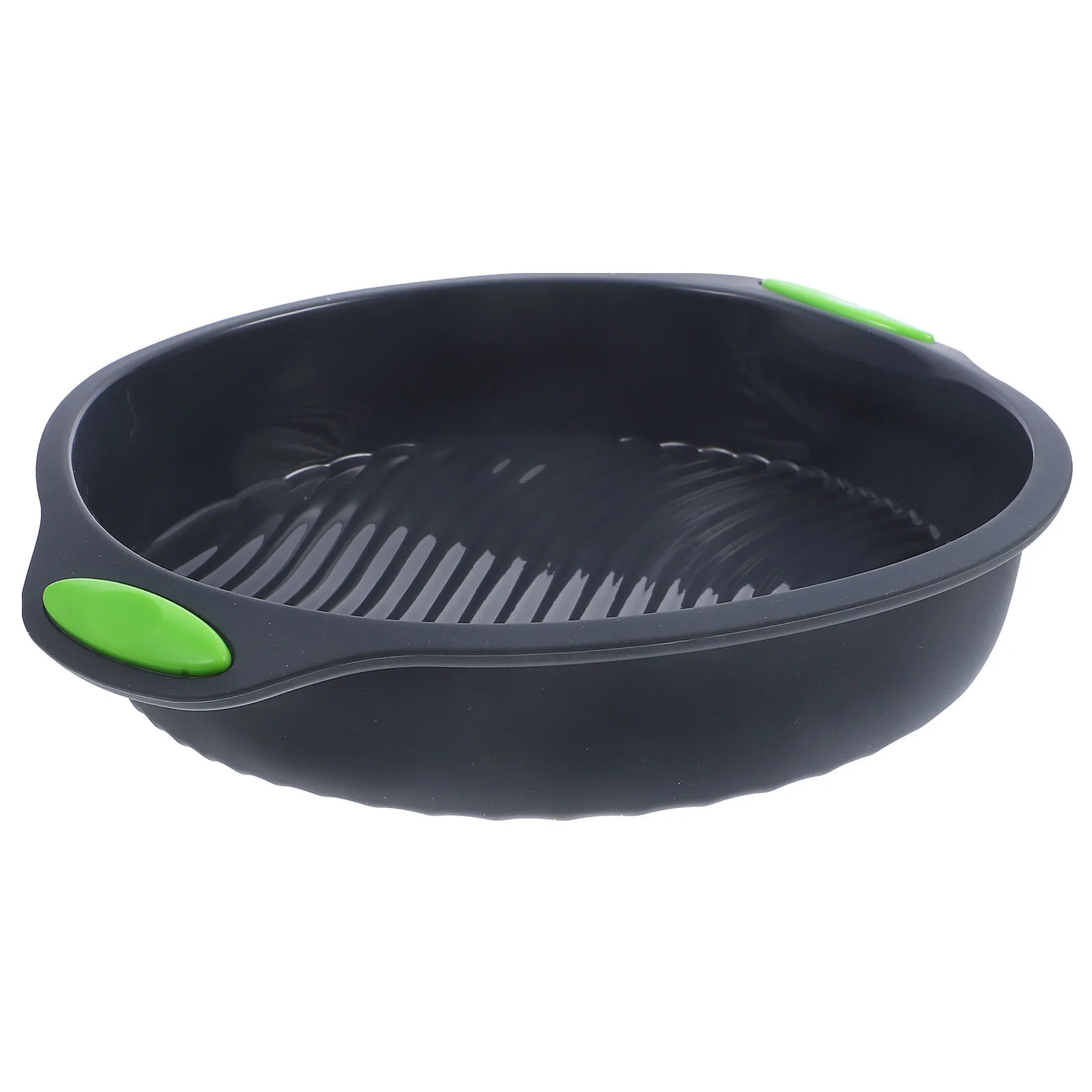 

9 Inches Silicone Double Color Cake Mold Pan Non-Stick Baking Tray for Cake Bread Perfect Kitchen Bakeware Round Grey