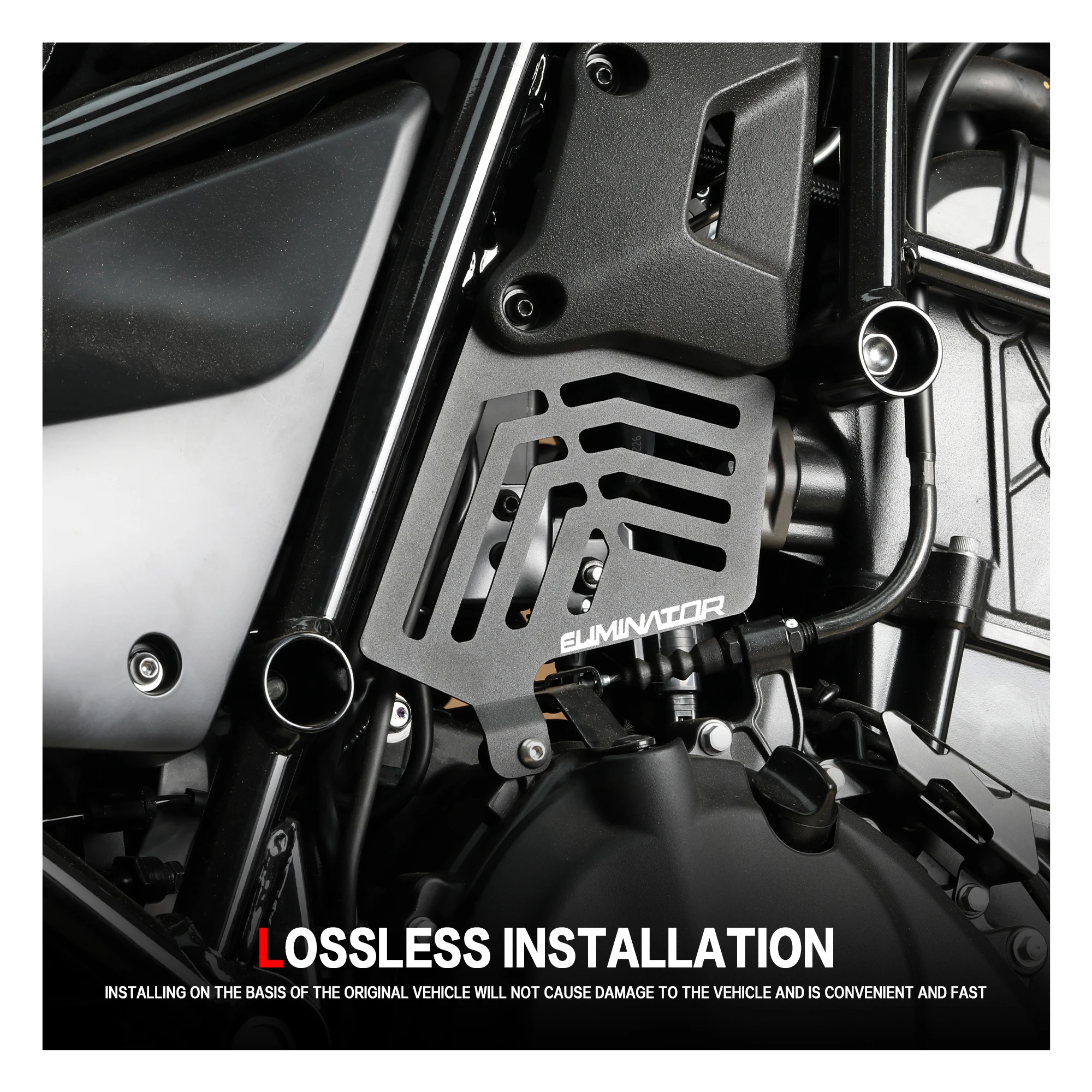 

For Kawasaki Eliminator 500 Eliminator500 2024 2025 2026 Motorcycle Engine Cover Clutch Guard Protection Set Accessories