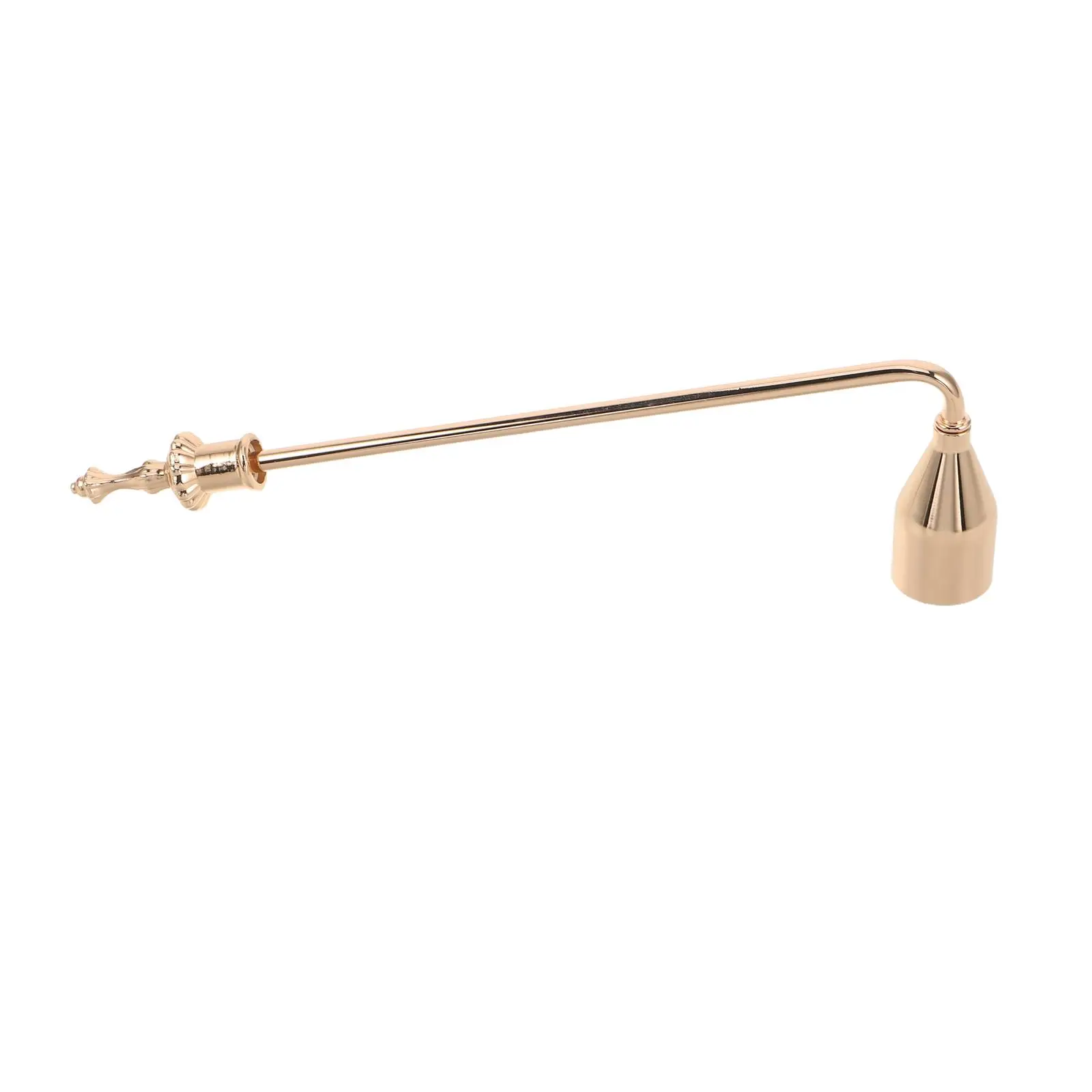 

Long Handle Wick Flame Snuffer Metal Extinguisher Vintage Style Elegant Accessories for Home Hotel