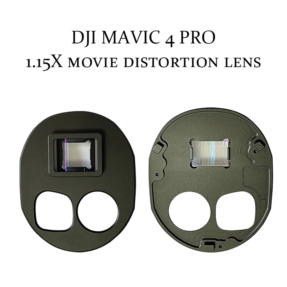 

Movie Distortion Lens for DJI Mavic 4 Pro 1.55X Magnification Expands Lens Movie Anamorphic Lens Widescreen Drone Accessories