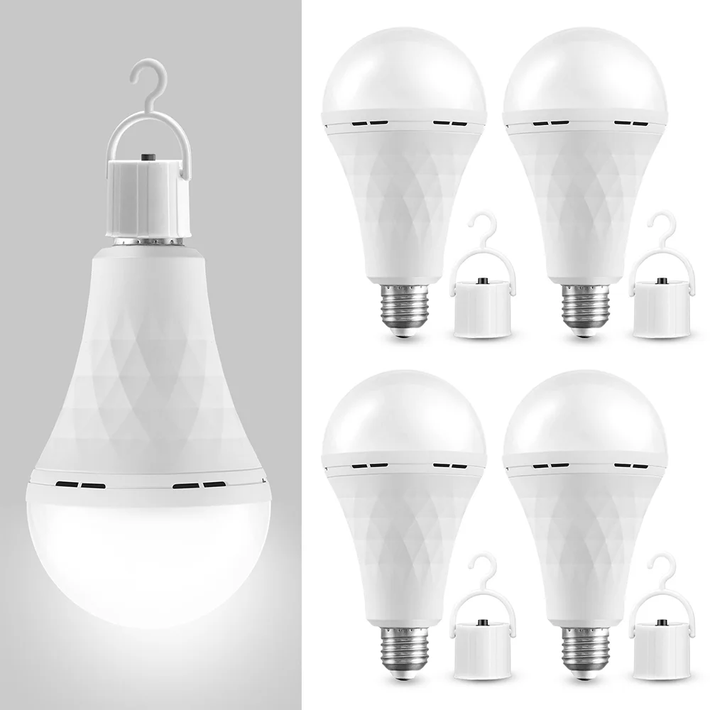 New Indoor Outdoor Camping LED Emergency Light Operation White Bulb AC85- 265V Home Indoor Atmosphere Patio Camping Bulb