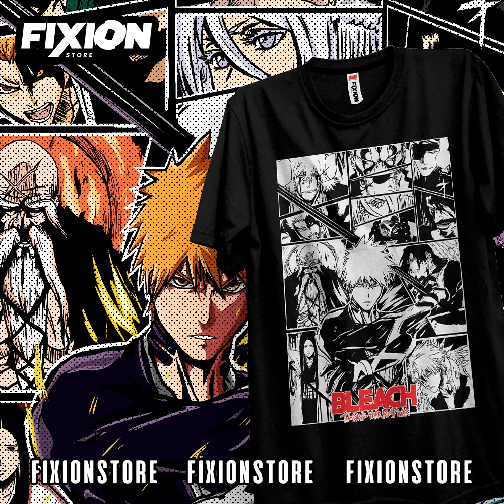 Bleach IS BACK 4 (Ver 2 Colores / Blanco)Anime T Shirt Manga Gift For Anime Lover All Size Cotton