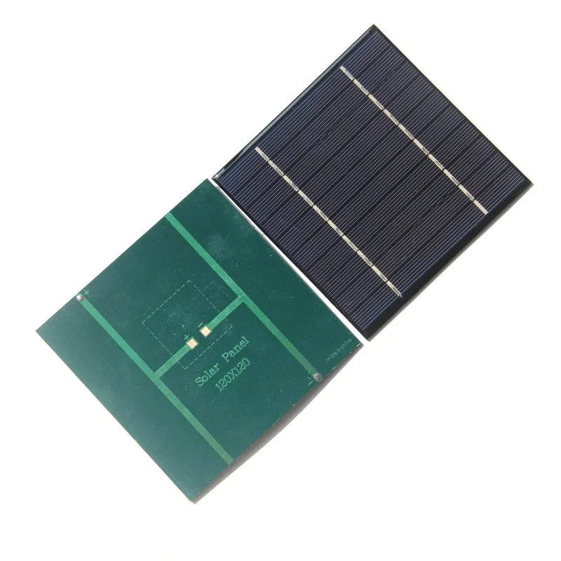 Panel słoneczny monokrystaliczny 2.3W 5V, mały, z kapsułkowanymi ogniwami słonecznymi do samodzielnego montażu urządzeń USB, power banków, czujników, zabawek, 120*120mm