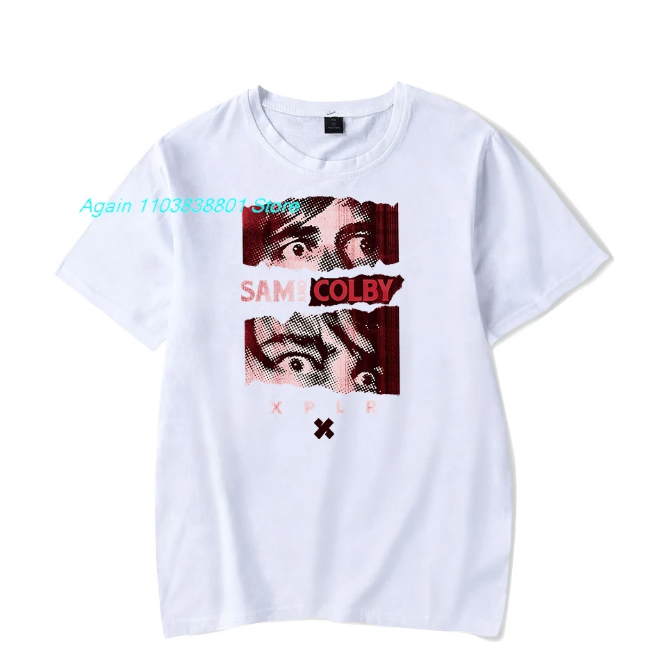 XPLR Sam And Colby Merch Cotton T-Shirt Men Women Summer Short Sleeve Tee Fashion Hip Hop Streetwear Clothes Rock Y2k Darkly