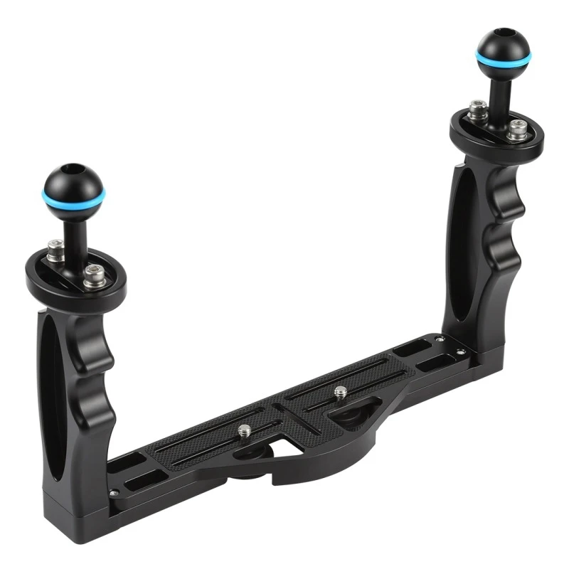 

Diving Camera Stabilizer Housings Tray Grip Waterproof With Double Handle For Gopro/Sony/Canon Underwater Photography