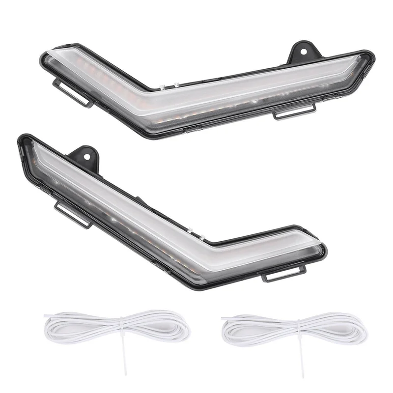 

AB61-ATV Front DRL Turn Signal Turn Signal With Yellow Flashing Lights For Can-Am Defender 2020