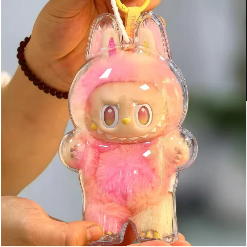 

Прозрачный защитный чехол для куклы Lab V3, прозрачная одежда Labubu, портативный органайзер для кабеля, коробка для хранения