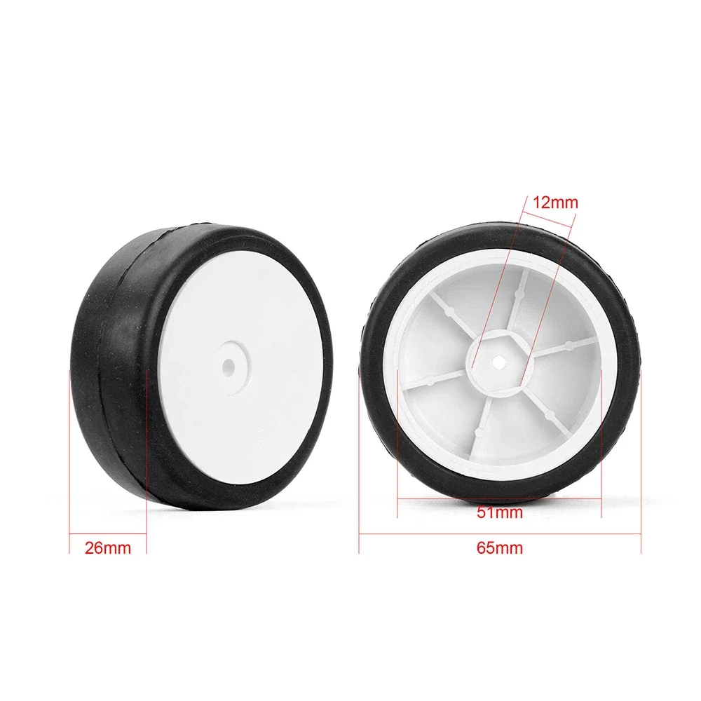 DARKSKY RC Model Autobanden Accessoires 1/10 Onderdelen Hot Melt Racing Cars Banden 26X65MM 12MM Adapter