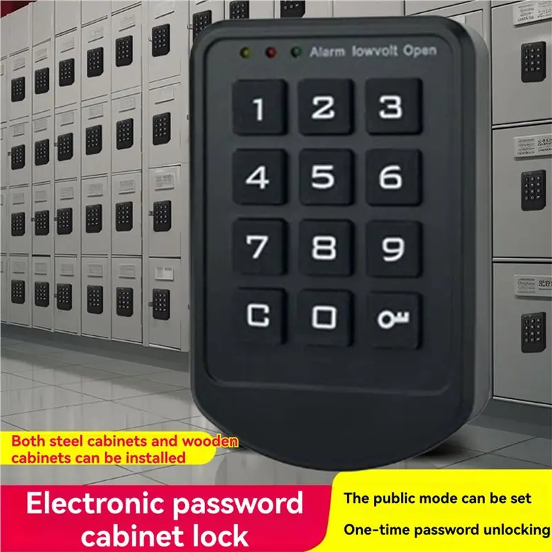 【VALUE MONEY】10X Password Cabinet Drawer Electric Key, Fully Automatic Smart Electric Lock. Locker Electronic Digital Button